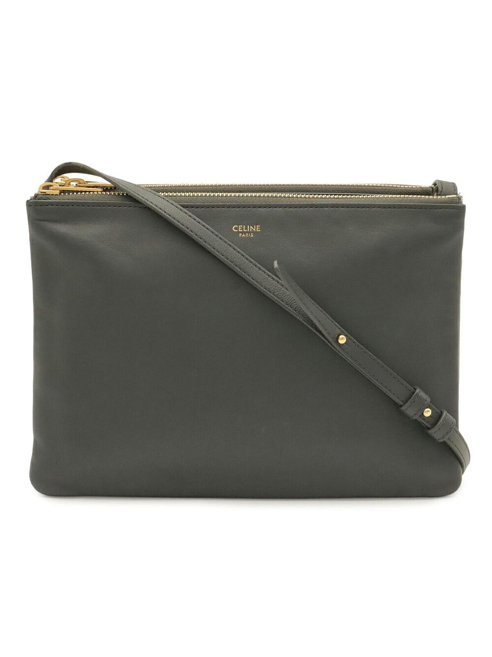 Celine Trio Crossbody Bag Leather Large #366912C59B